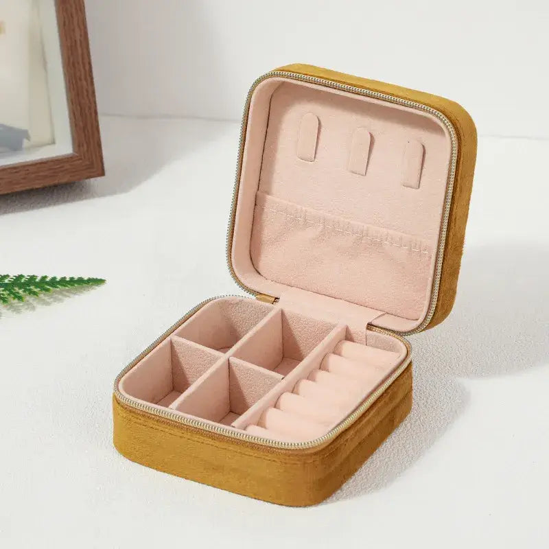 Plush Jewelry Travel Box