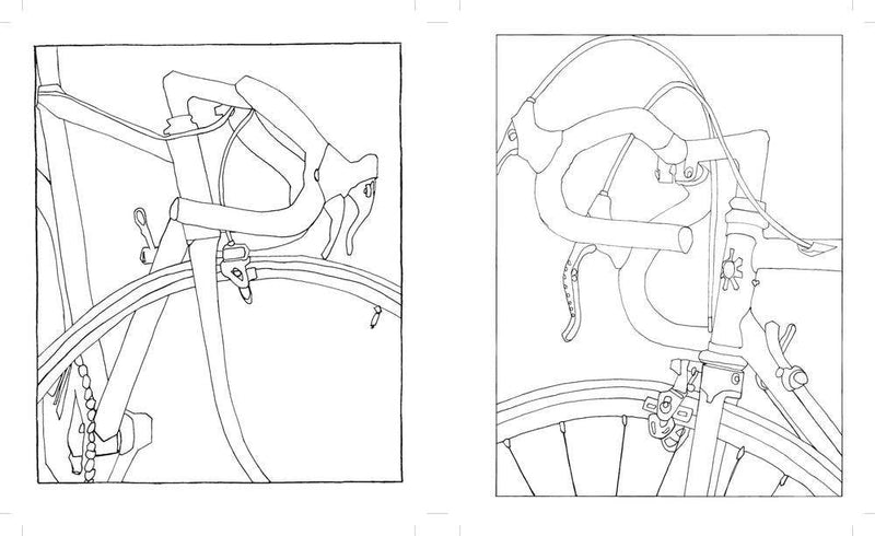 Classic Bicycle Coloring Book