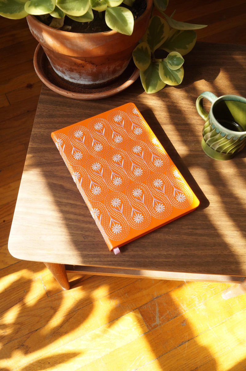 Daisy Chain Embroidered Journal