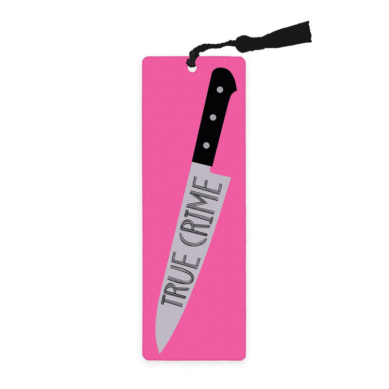 True Crime Knife Bookmark with Tassel