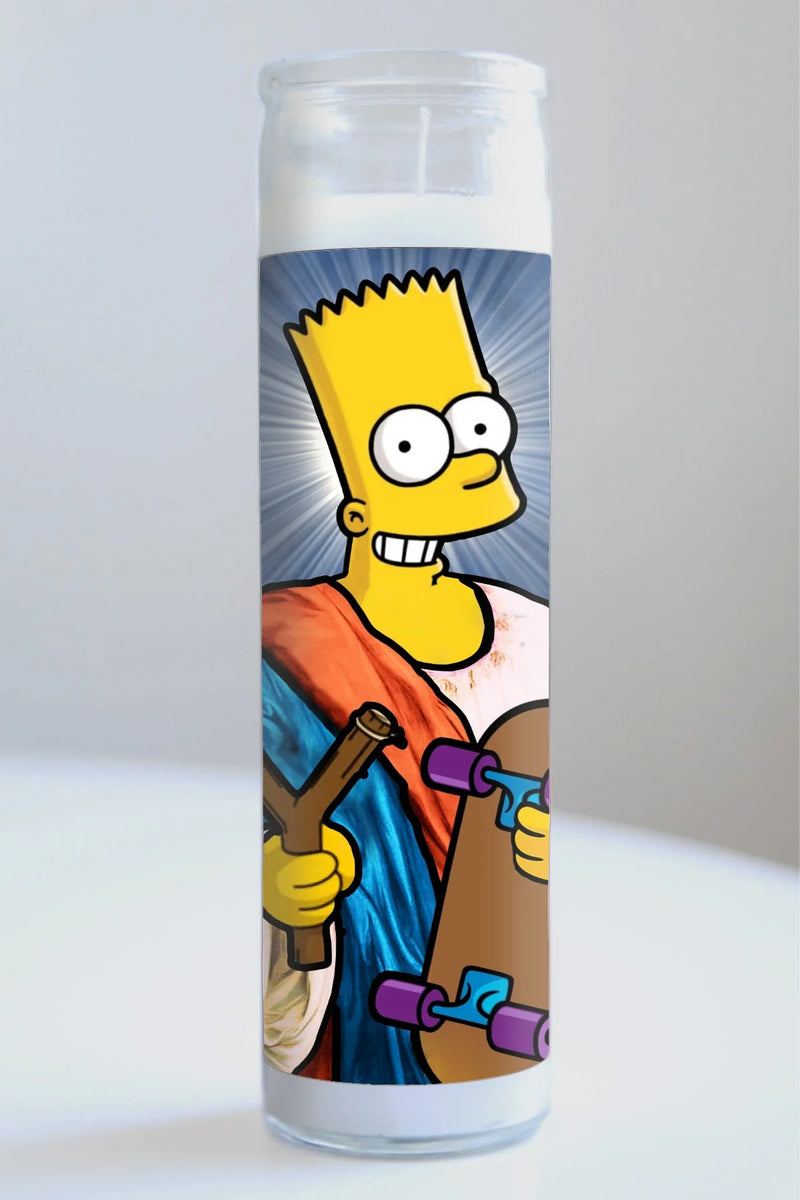 Bart Simpson Prayer Candle