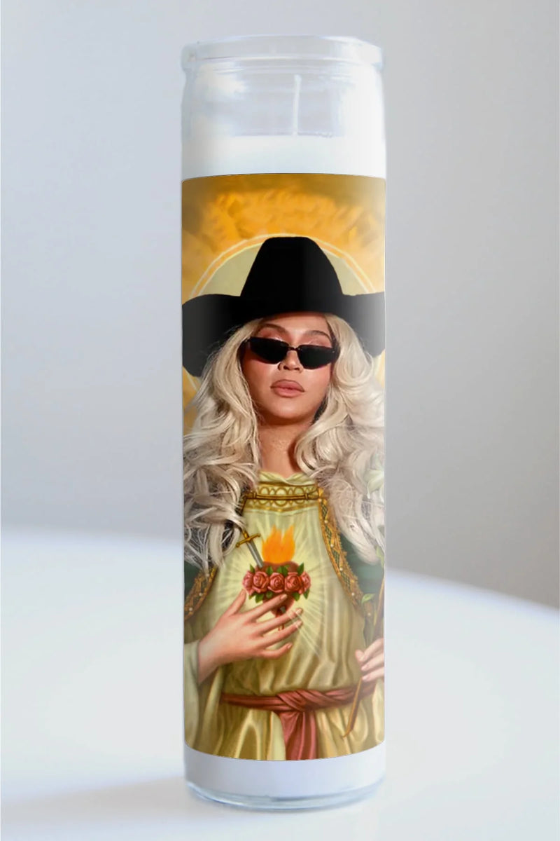 Cowboy Carter Beyonce Prayer Candle