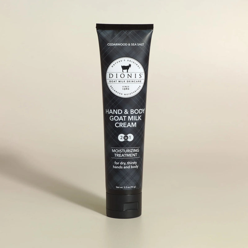 Dionis Cedarwood & Sea Salt Goat Milk Hand & Body Cream - 3.3 oz