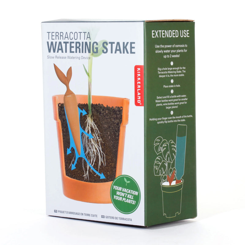 Terracotta Carrot Watering Stake