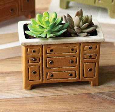 Ceramic Chest of Drawers Planter
