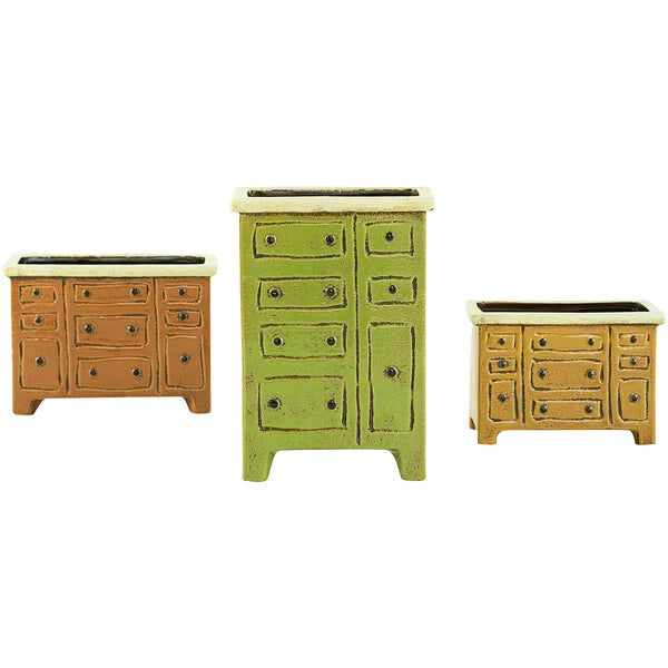 Ceramic Chest of Drawers Planter