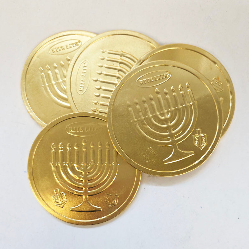Hanukkah Gelt Milk Chocolate Medallion