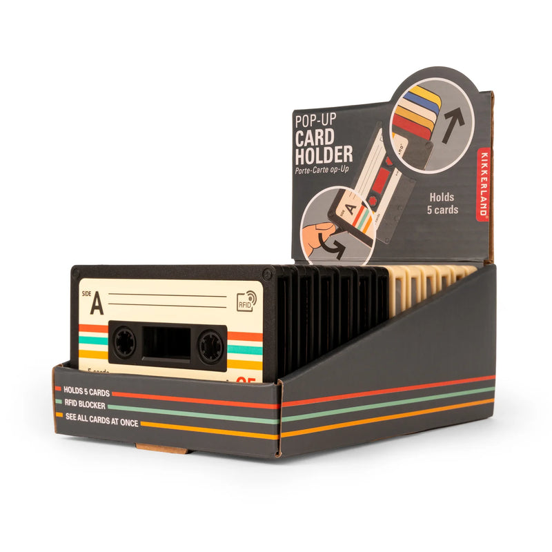 Cassette Tape Pop-up Card Holder