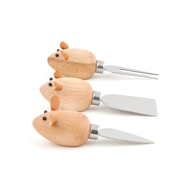 Mice Cheese Knives Set of 3