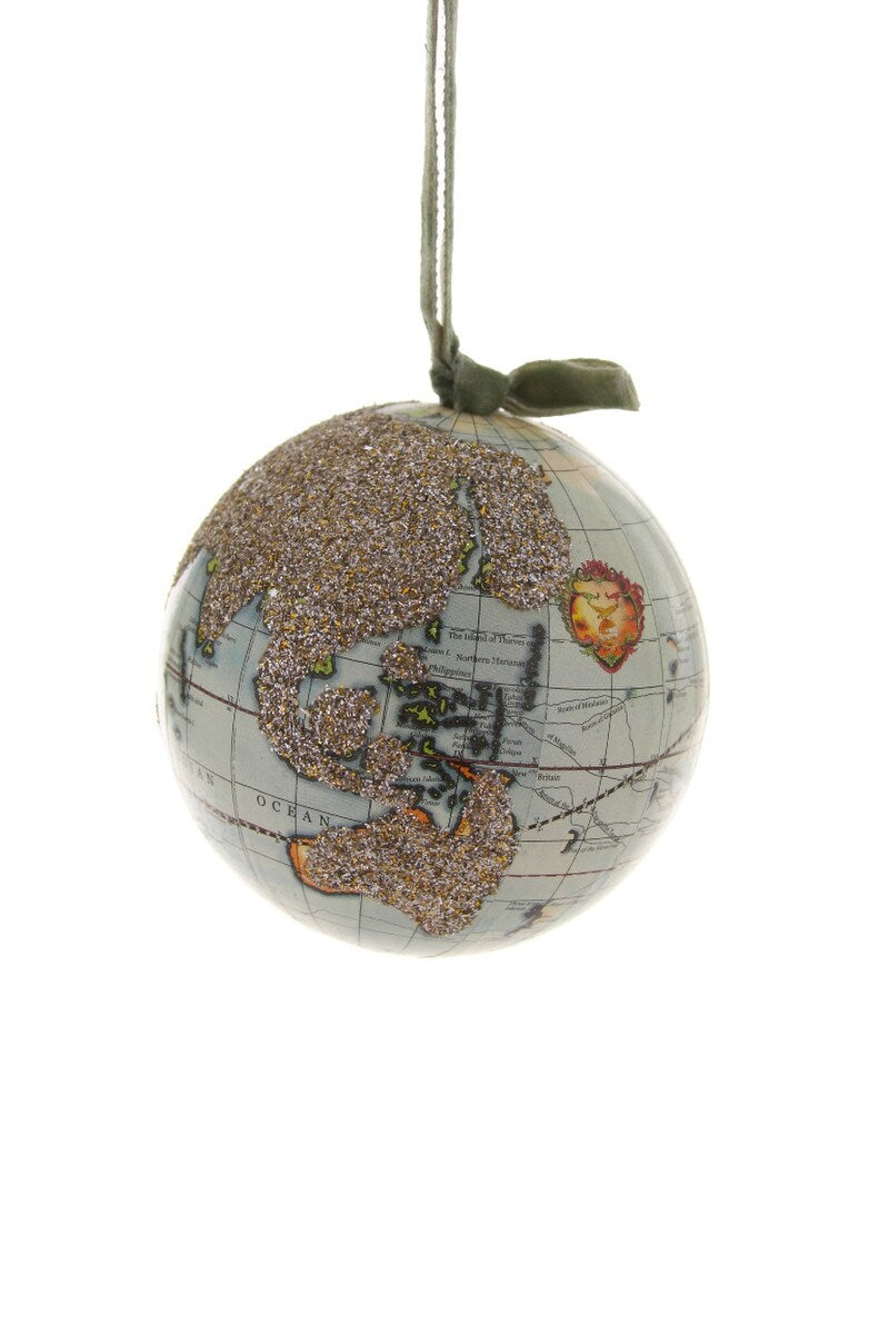 Glittered Globe Ornament