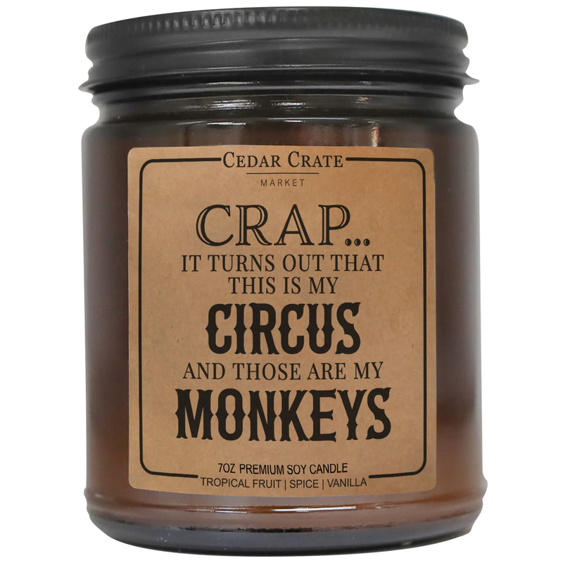 Turns Our This Is My Circus Candle