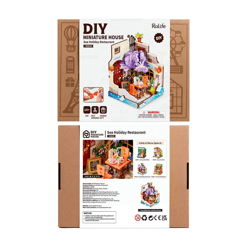 Sea Holiday Restaurant DIY Miniature Kit