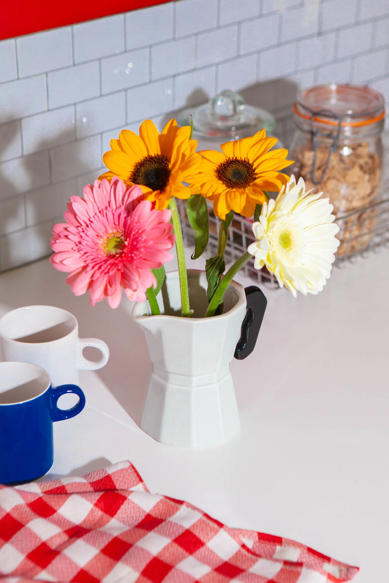 Good Morning Moka Pot Vase