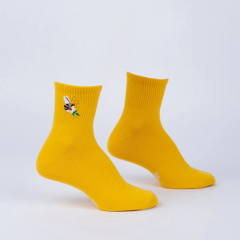Bee Mine Quarter Sock