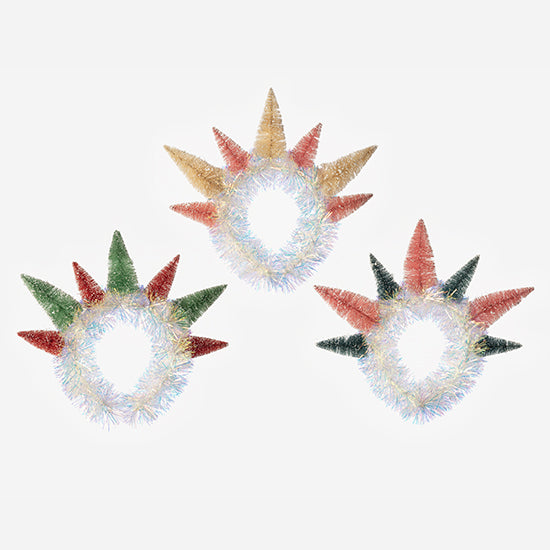 Sisal Christmas Tree Headband