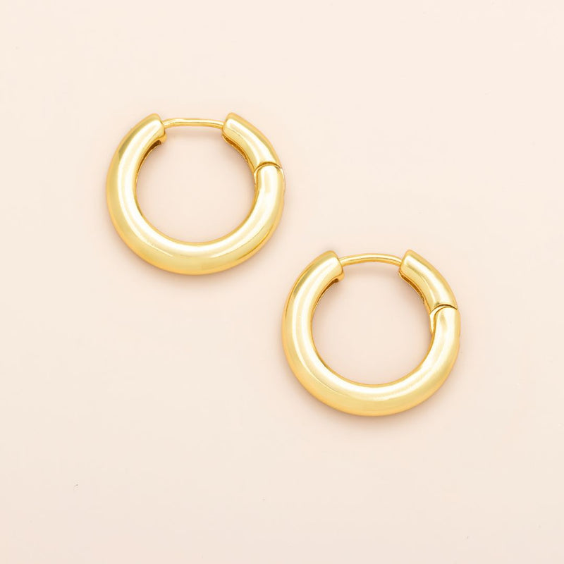 Medium Stellar Hoop - Gold
