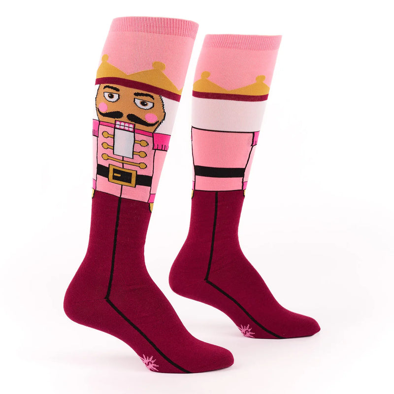 Nutcracker Knee High Funky Socks