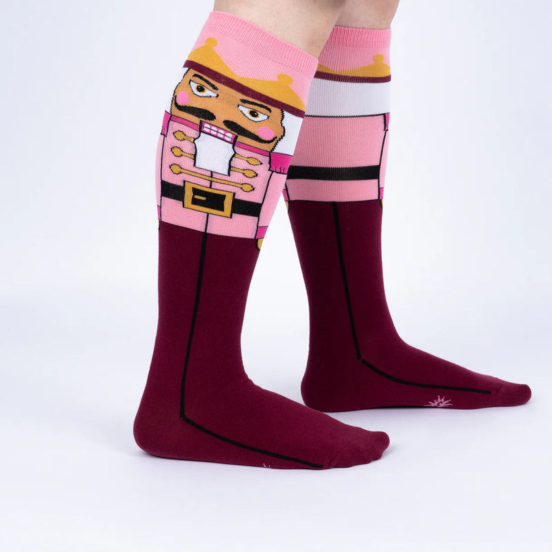 Nutcracker Knee High Funky Socks