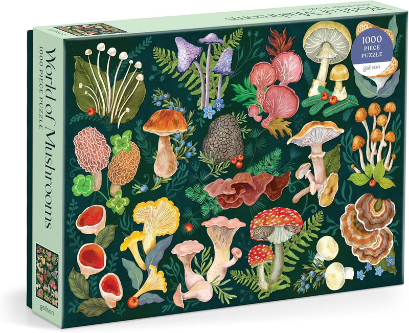 World of Mushrooms 1,000 Piece Puzzle