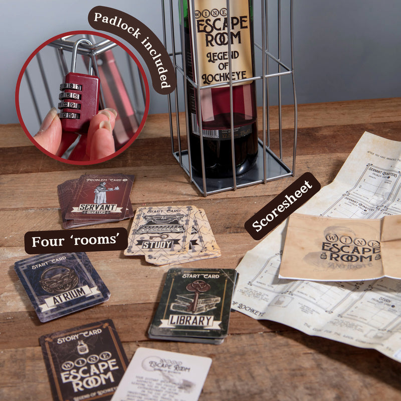 Wine Escape Room Escape Game: Legend of Lochkeye