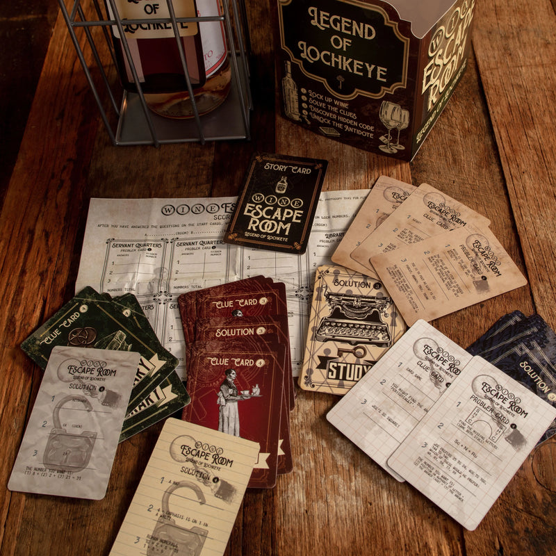 Wine Escape Room Escape Game: Legend of Lochkeye