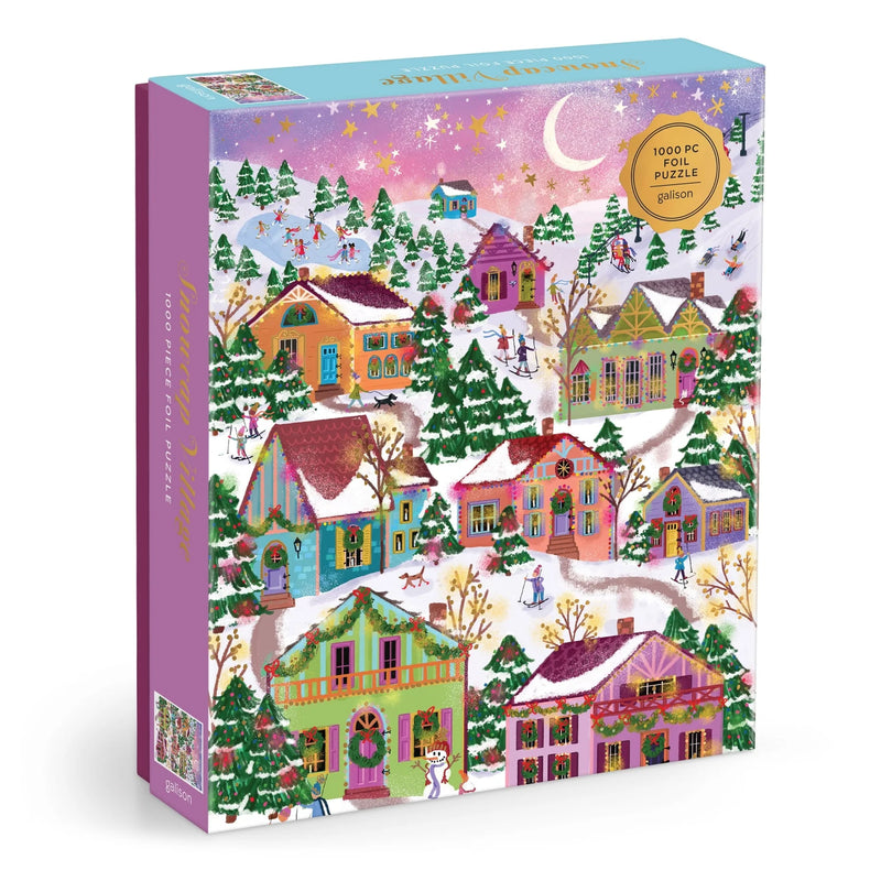 Joy Laforme Snowcap Village 1000 Piece Puzzle