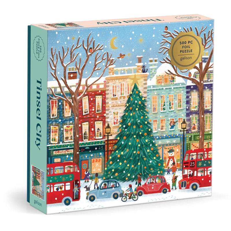 Tinsel City 500 Piece Puzzle