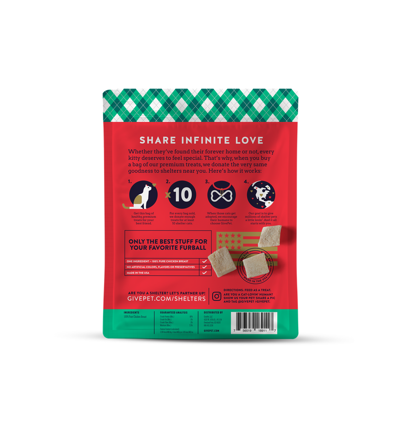 Santa Claws Freeze-Dried Cat Treats