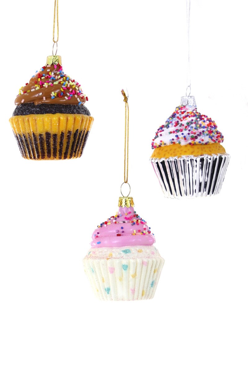 Bakery Cupcake Ornament (Assorted)