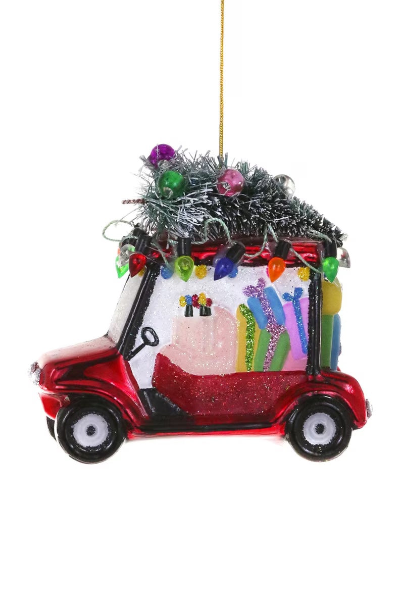 Best Christmas by Par Golf Cart Ornament