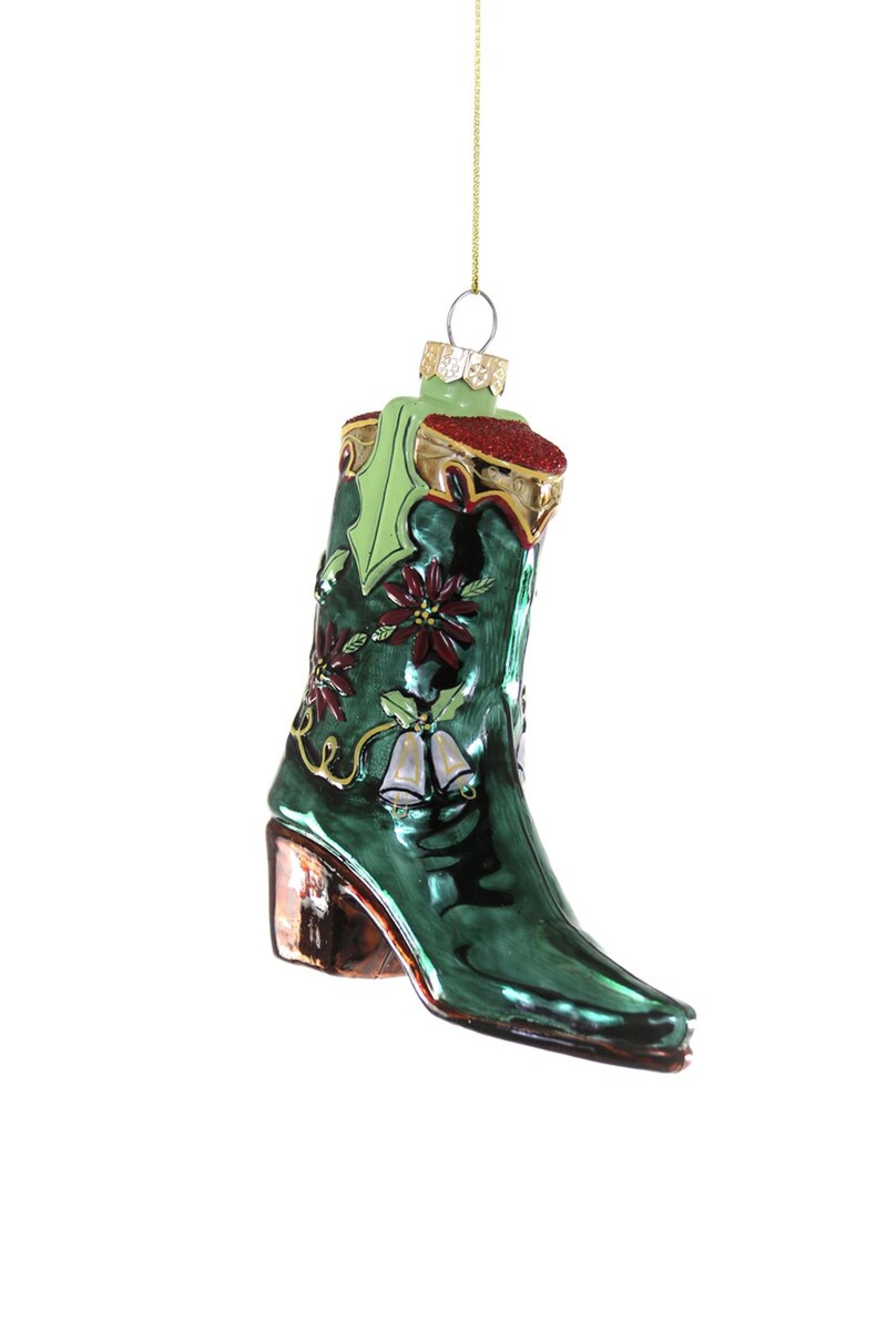 Christmas Tidings Boot Ornament