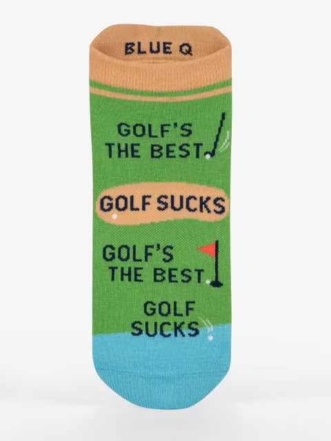Golf Sucks Sneaker Socks