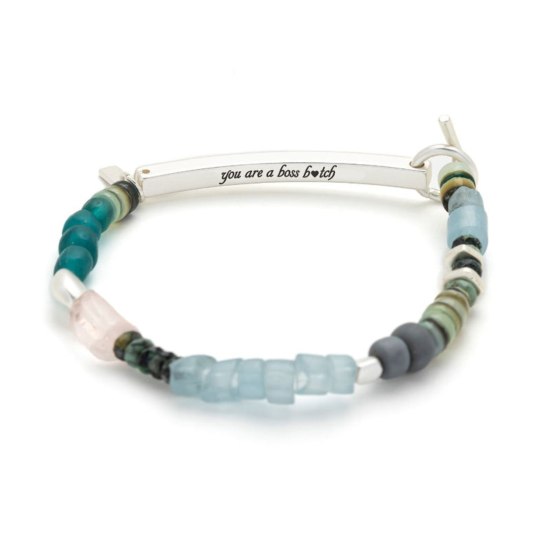 Hidden Message Bracelet - Silver