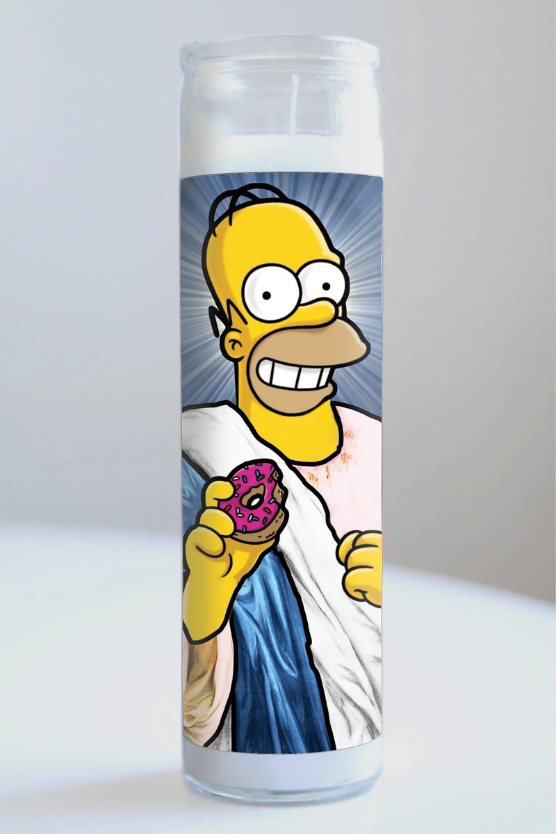 Homer Simpson Prayer Candle