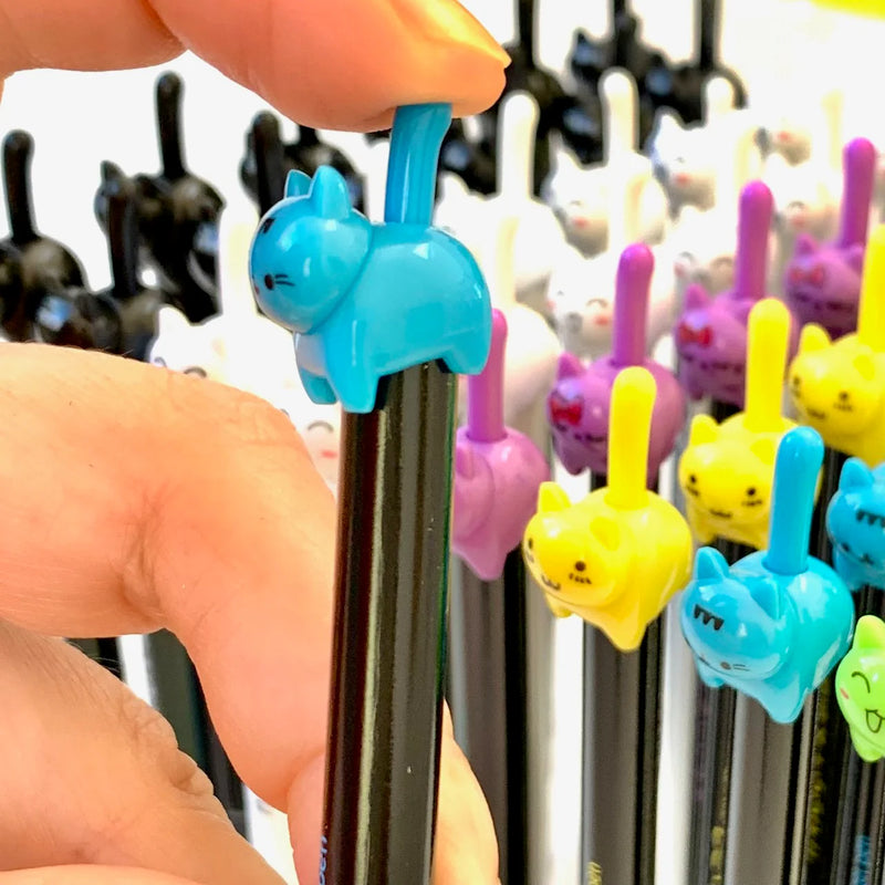 Cat Tail Retractable Gel Pen