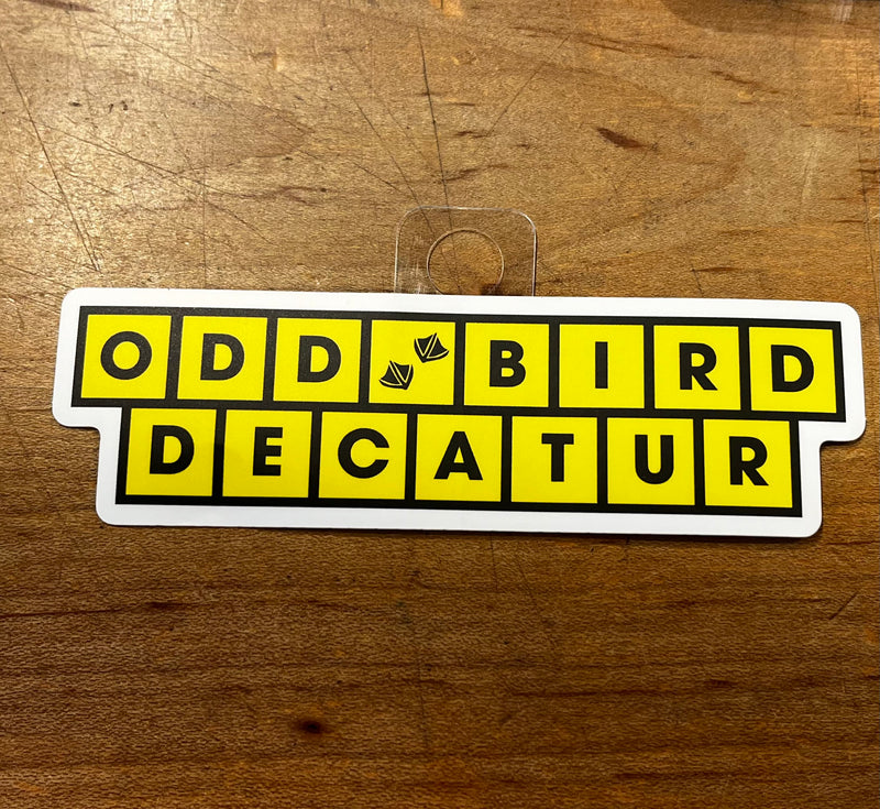 Odd Bird Waffle House Sign Sticker