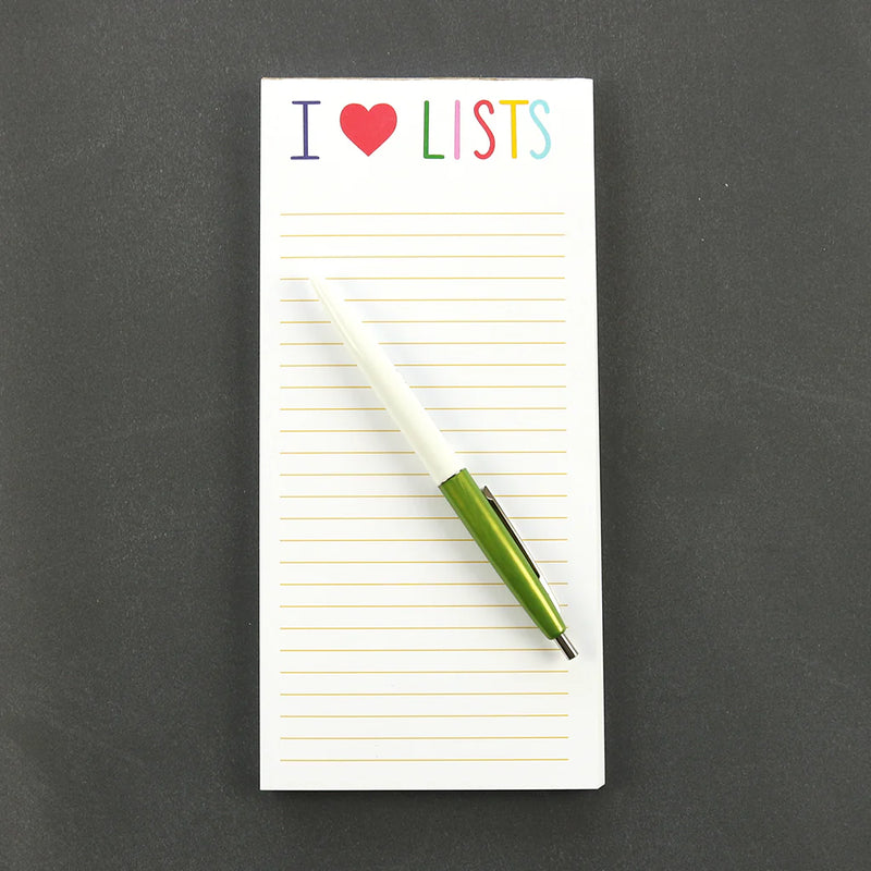 I Heart Lists Notepad