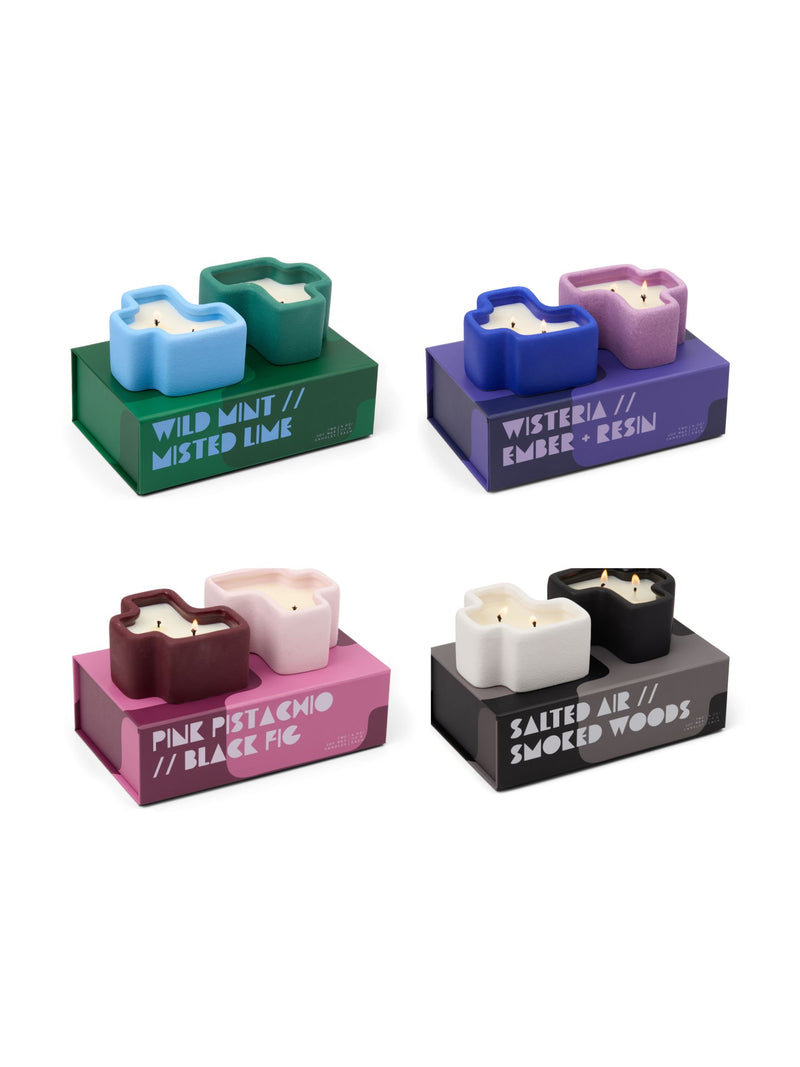 Paired Jigsaw 4oz Ceramic Candles