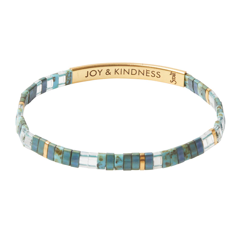 Scout Good Karma Bracelet - Joy & Kindness - Marine/Gold