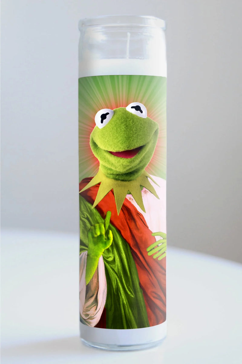 Kermit the Frog Prayer Candle