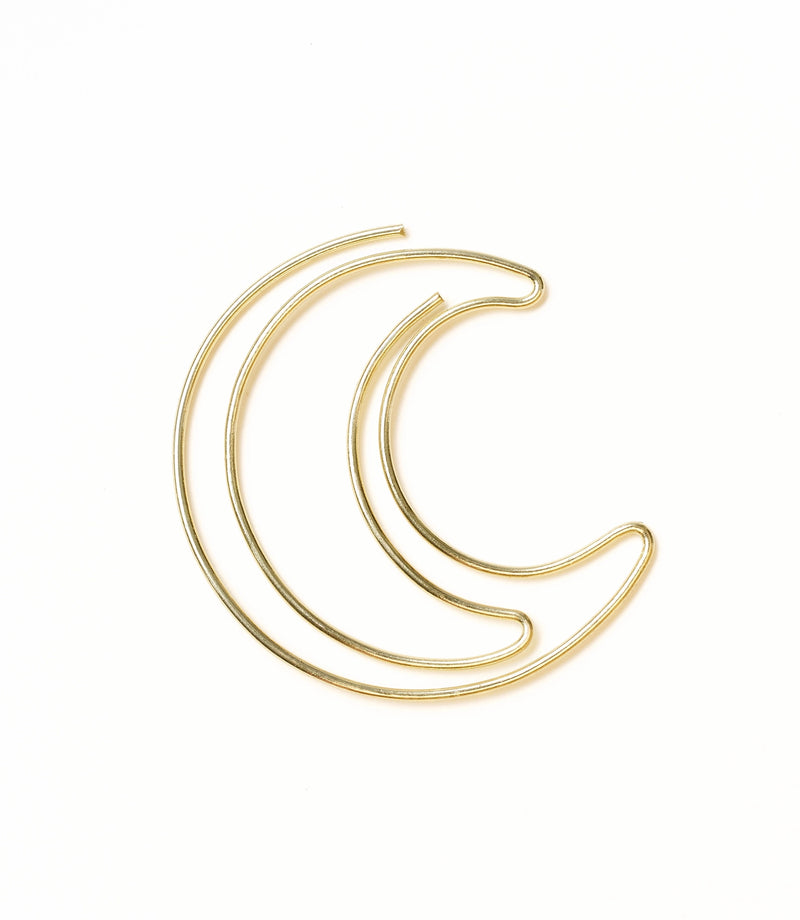 Kitaab Moon Wire Bookmark in Gold