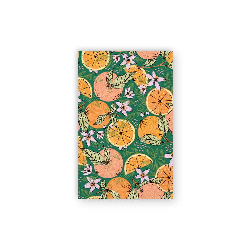 Orange Orchard Classic Layflat Notebook