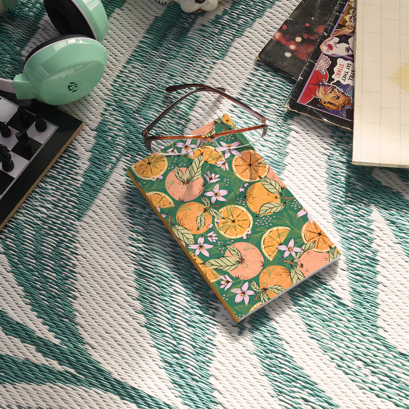 Orange Orchard Classic Layflat Notebook