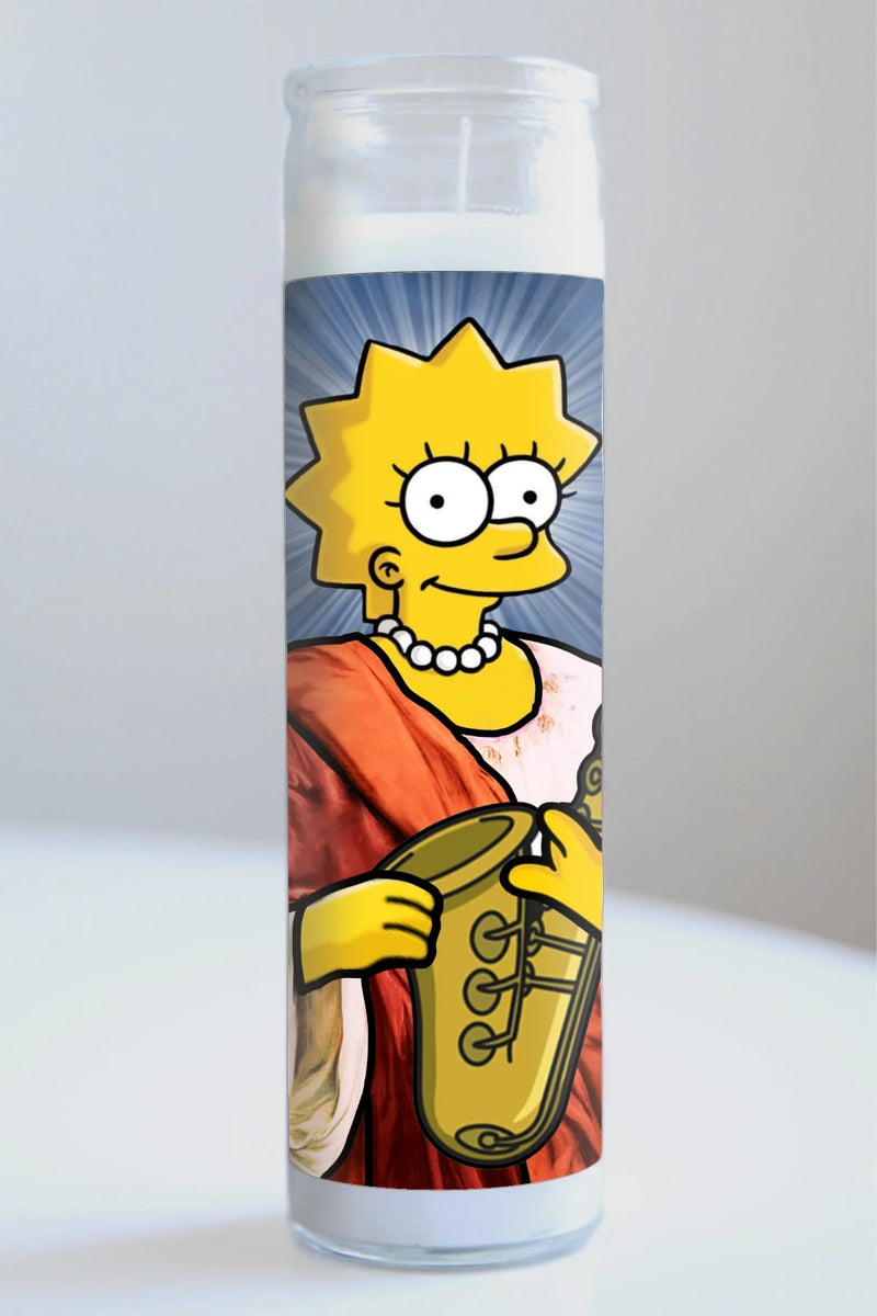 Lisa Simpson Prayer Candle