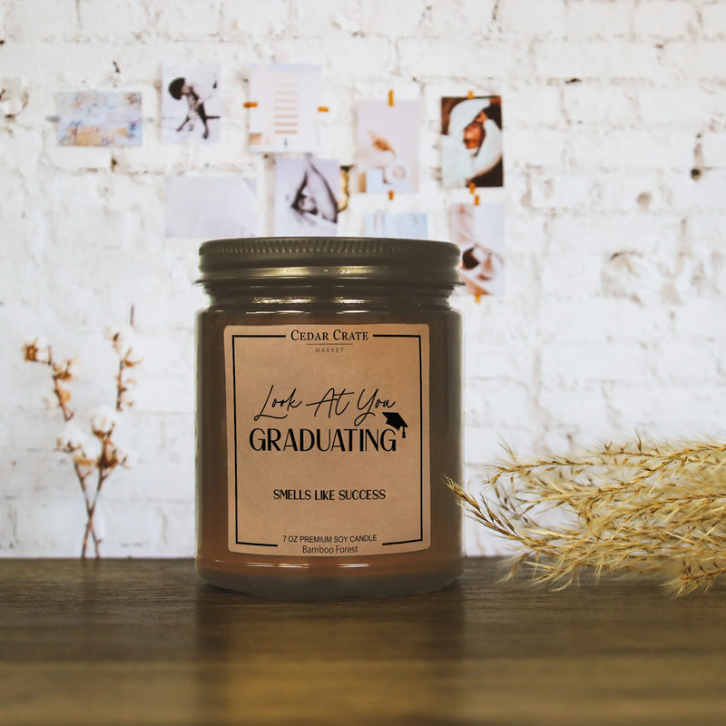 Look At You Graduating Candle