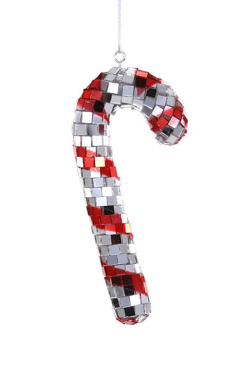 Disco Candy Cane Ornament