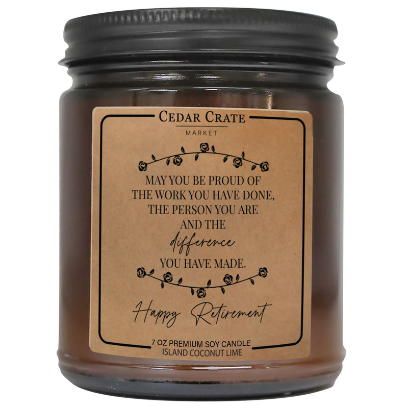 May You Be Proud - Retirement Candle