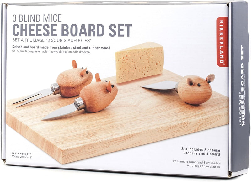 Three Blind Mice Cheese Board Set
