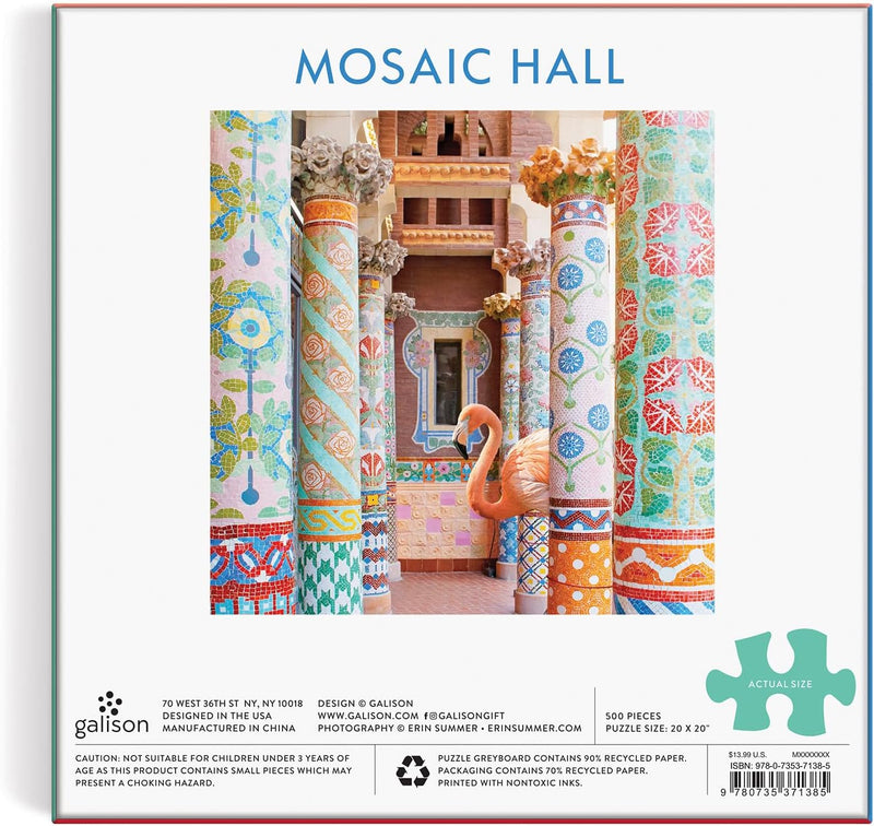 Mosaic Hall 500 Piece Puzzle