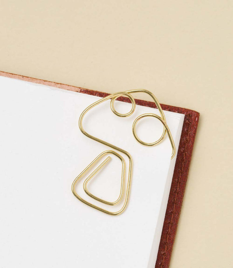 Kitaab Mushroom Wire Bookmark in Gold